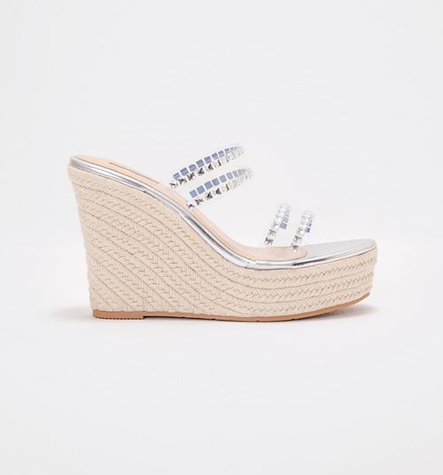 VINYL UPPER PLATFORM SANDAL