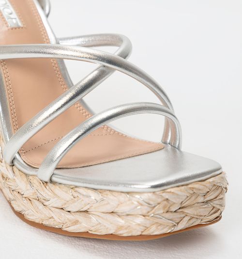 PLATFORM SANDAL WITH STRAP UPPER