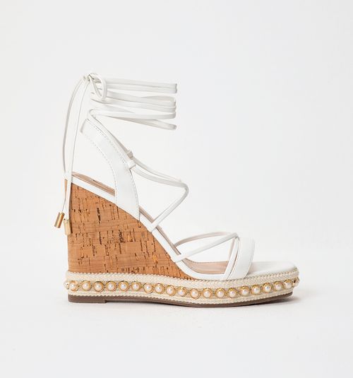 Cork Platform Sandal with Accessories