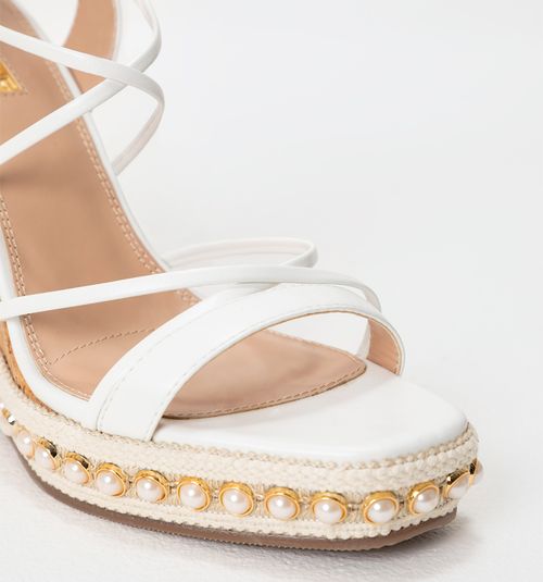 Cork Platform Sandal with Accessories