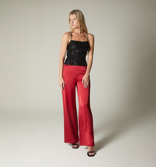 STRAP BLOUSE WITH TIE