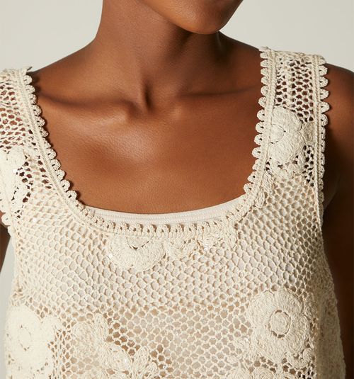 CROP BLOUSE WITH SQUARE NECKLINE