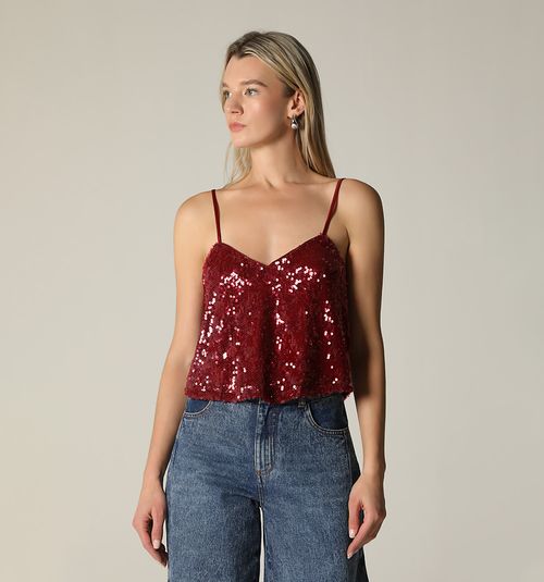 CROP STRAP BLOUSE