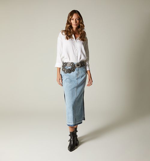 3/4 Sleeve Blouse with Logo