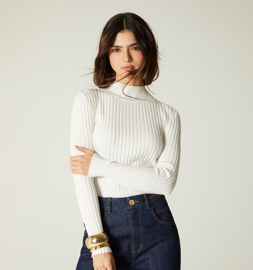 LONG SLEEVE KNITTED SWEATER