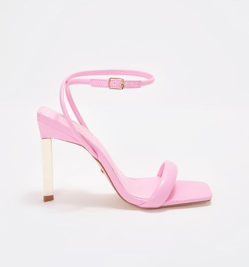 PADDED STRAP HEEL SANDAL