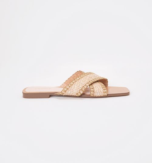 Crossed Strap Sandal