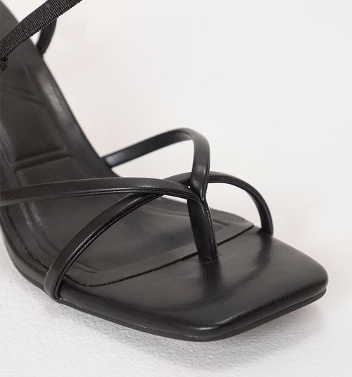 SANDAL WITH ELASTIC STRAPS