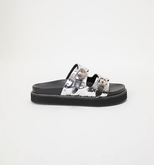 PLATFORM SANDAL WITH CH STRAP