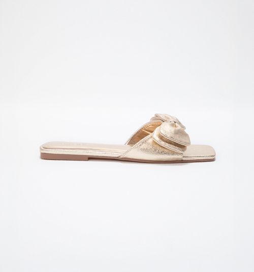 Sandal with Platform Sole and Bow Detail