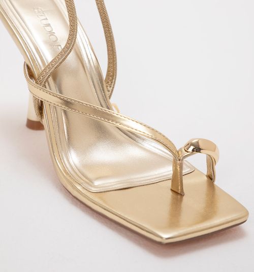 HEEL SANDAL WITH