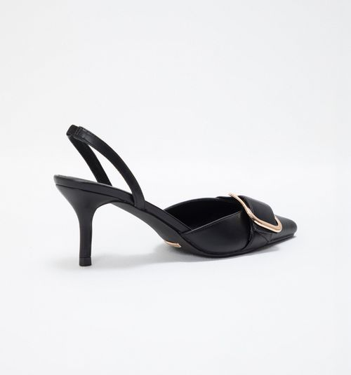 Closed Ankle Strap Shoe with Buckle