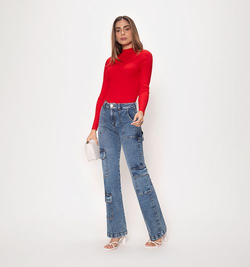 Mom Jean, High Waist, Patch Pockets