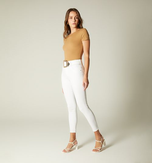 HIGH WAIST SKINNY JEAN, FIVE POCKETS