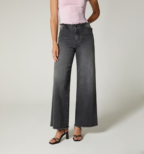 MID-RISE JEAN, FIVE POCKETS, BELT