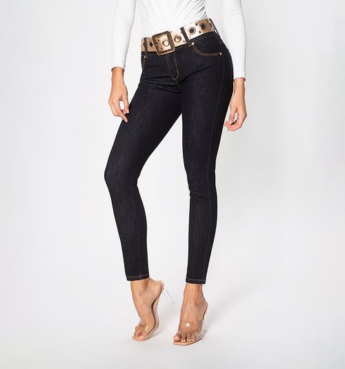 MID-RISE SKINNY JEANS, FIVE POCKETS