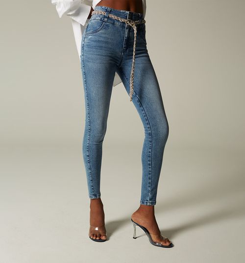 ULTRASLIM JEAN, HIGH WAIST, WIDE WAISTBAND