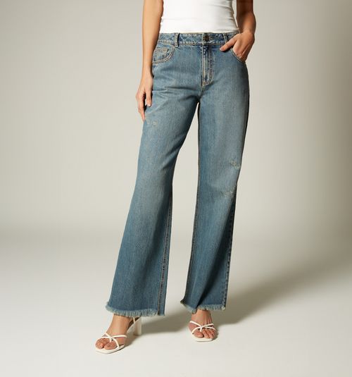 STRAIGHT LEG JEAN, MID RISE, FIVE POCKET