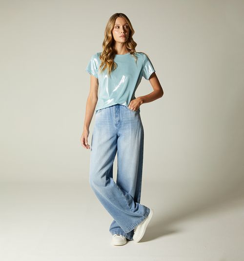 JEAN PALAZZO SUPER HIGH-WAISTED, WITH ELASTIC