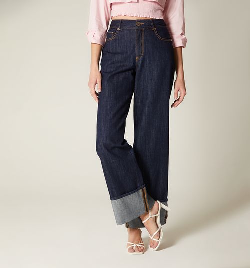 WIDE LEG JEAN, HIGH WAIST, FIVE POCKET