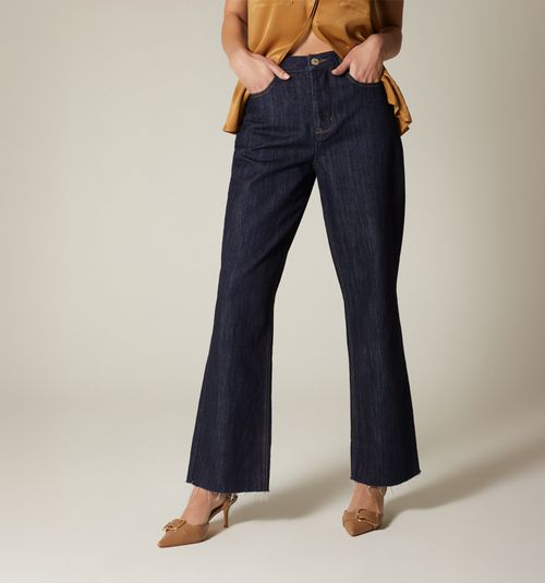 STRAIGHT LEG JEAN, HIGH WAIST, FIVE POCKET