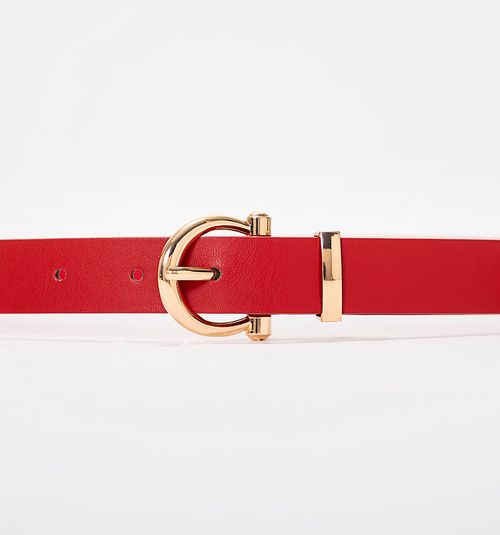 PU BELT WITH METAL BUCKLE