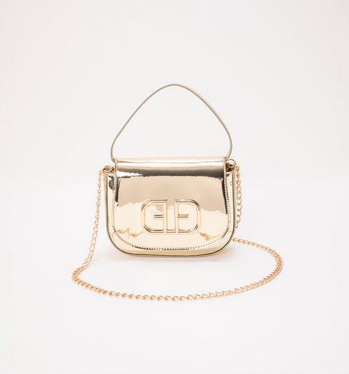 Metallic Handbag with FF Logo