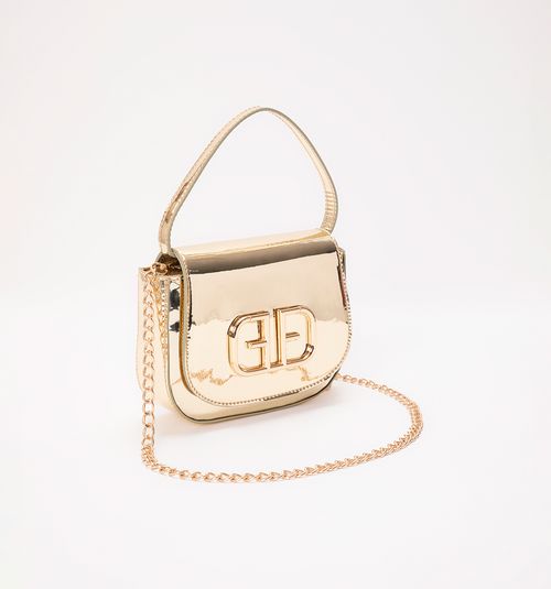 Metallic Handbag with FF Logo