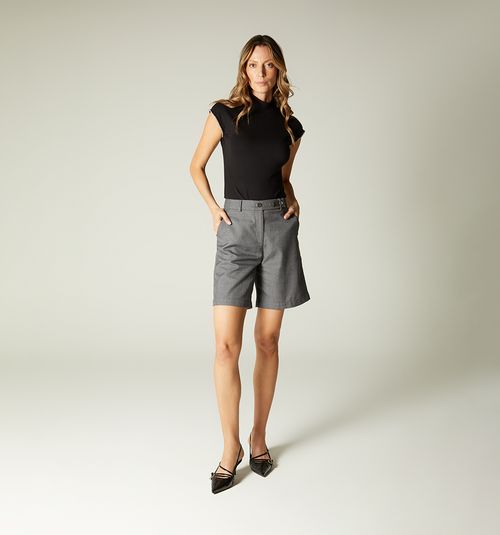 BERMUDA SHORTS WITH WAISTBAND DETAIL