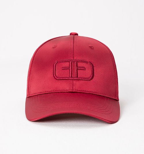 SATIN CAP EMBROIDERED LOGO