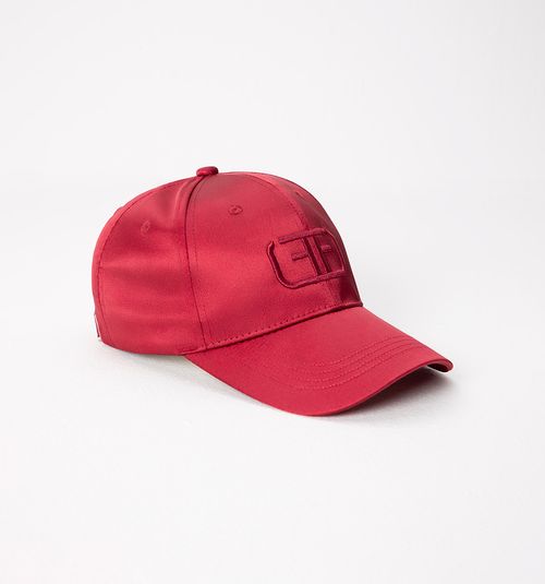 SATIN CAP EMBROIDERED LOGO