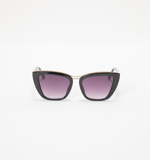 EYECAT GLASSES WITH METALLIC FRAME DETAIL