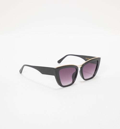 EYECAT GLASSES WITH METALLIC FRAME DETAIL