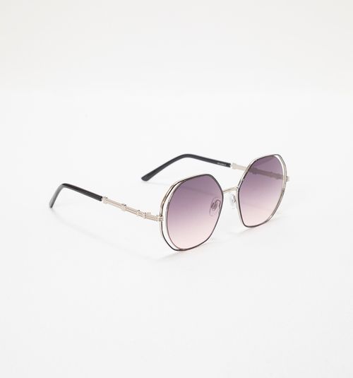 MAXI OMBRE LENS GLASSES WITH METAL FRAME