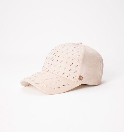 SATIN CAP WITH HOTFIX