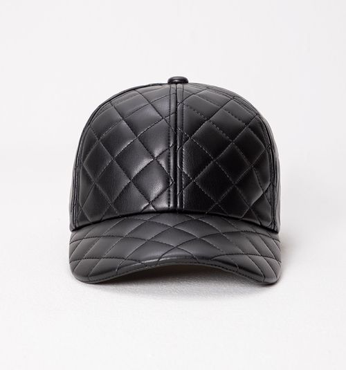 QUILTED PU CAP