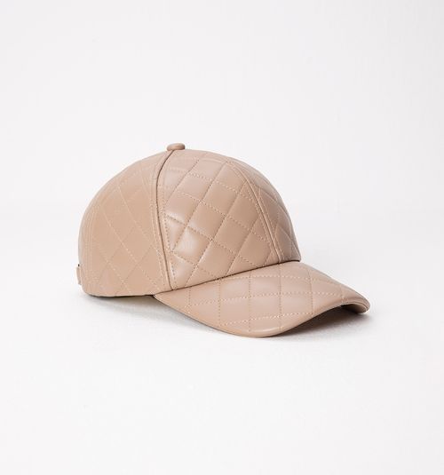 QUILTED PU CAP