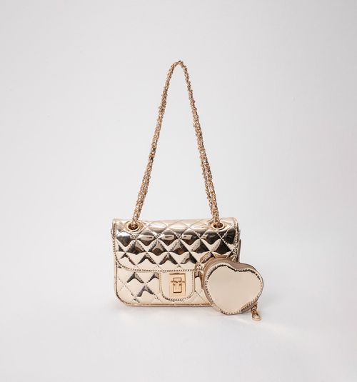 QUILTED RHOMBUS SHOULDER BAG