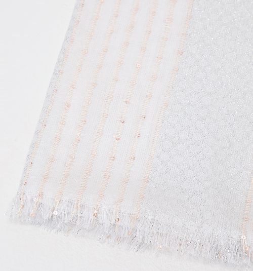 JACQUARD PASHMINA WITH SEQUINS AND LUREX