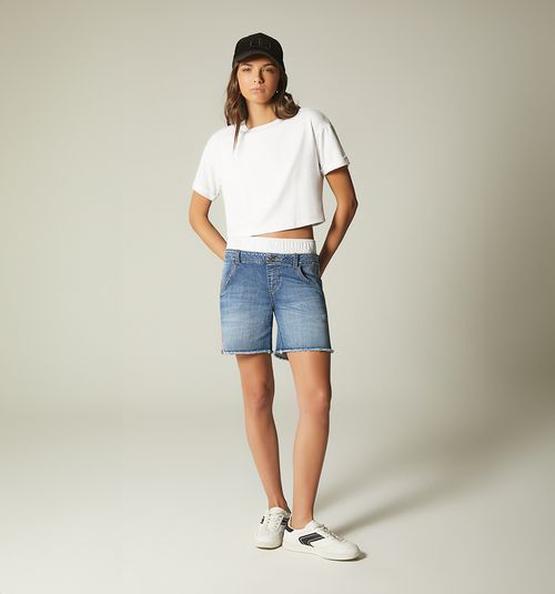 Short, Double Waistband, with Side Tape