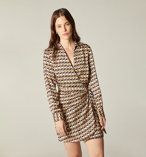 SHORT LONG-SLEEVE DRESS