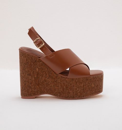 Cork Platform Sandal