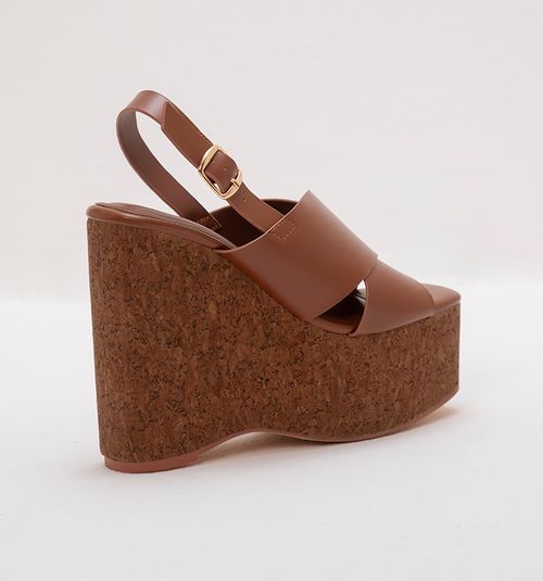 Cork Platform Sandal