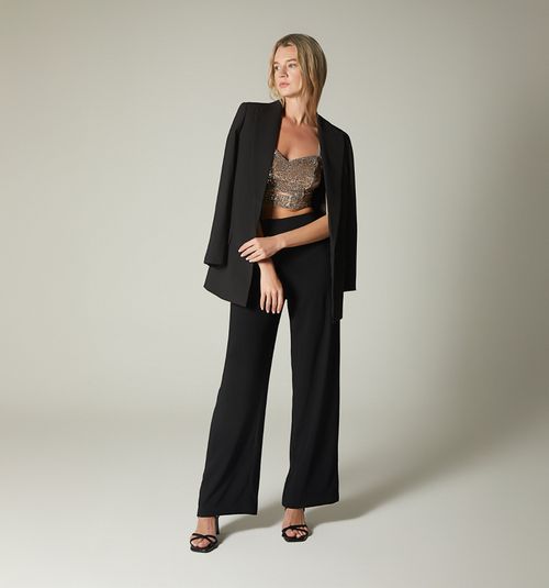 CROP TOP BLOUSE WITH STRAPS