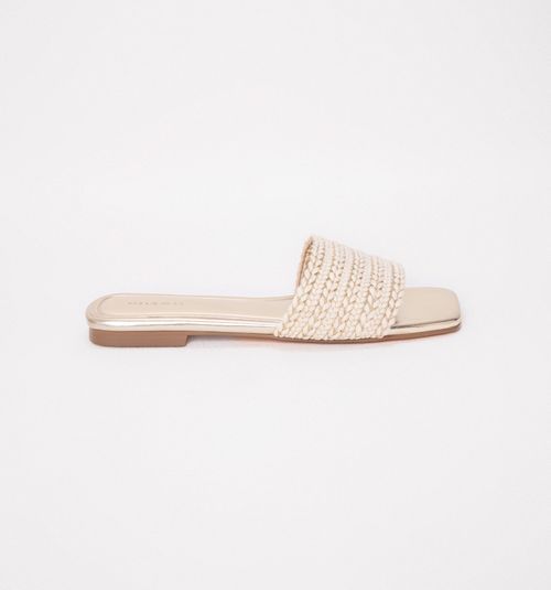 BRAIDED STRAP PLATFORM SANDAL