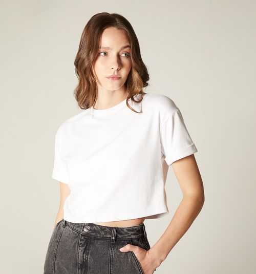 BOX-SLEEVE SHORT SLEEVE T-SHIRT
