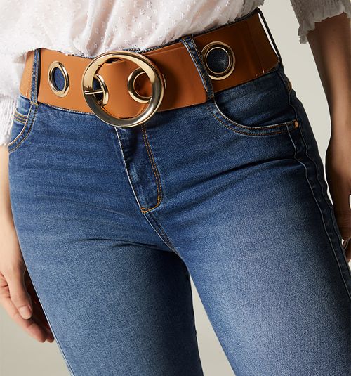 ULTRASLIM JEAN WIDE WAISTBAND ELASTIC BELT