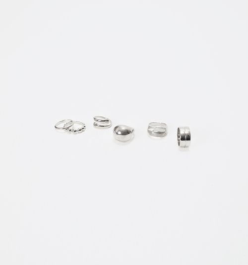 SET OF 6 CHUNKY RINGS