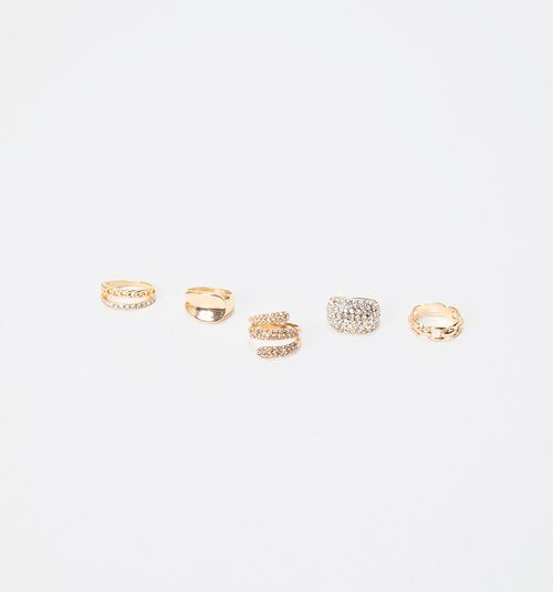 Crystal Ring Set