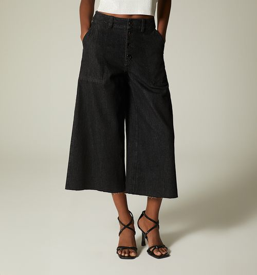 WOMEN'S CULOTTE JEANS WITH FIVE POCKETS